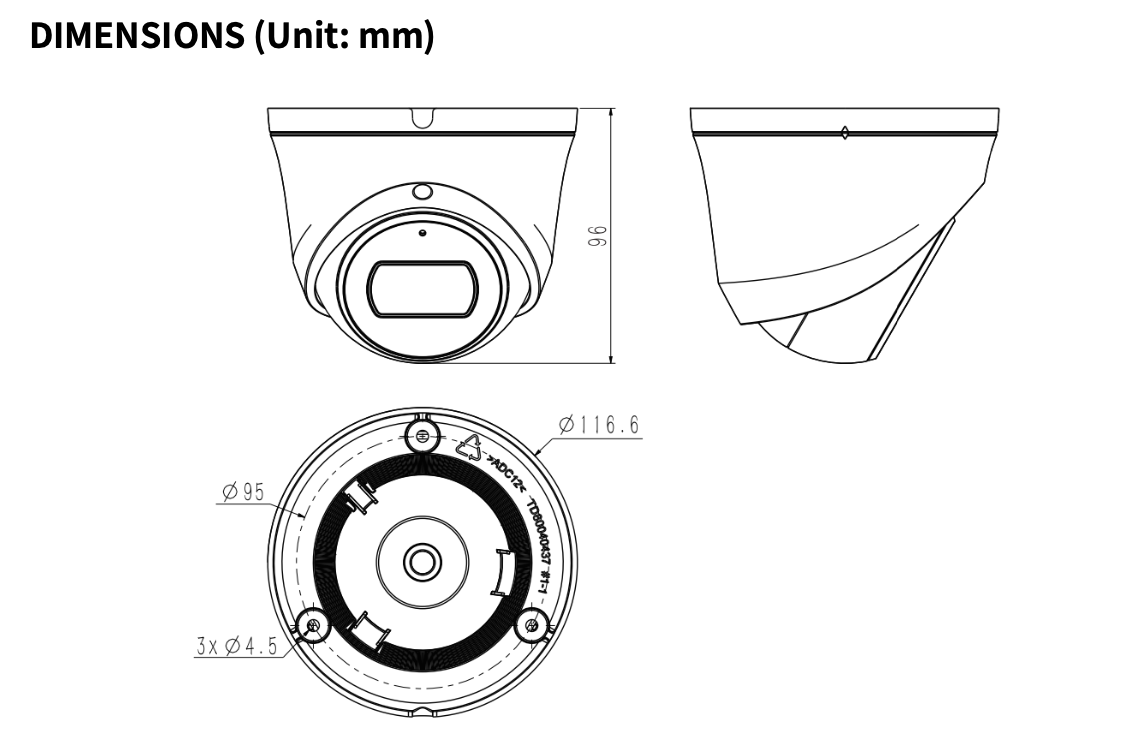 Tiandy-TC-C32XP-I3/W/E/Y/2.8mm 