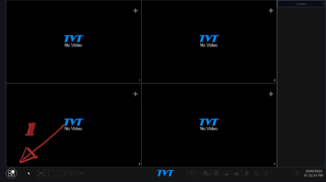 آموزش ریست پسورد DVR تی وی تی TVT